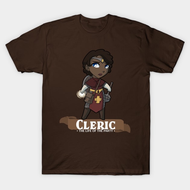 Cleric: The Life of the Party T-Shirt by Fox Lee